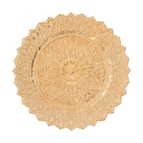 13in 50pcs Antique Charger Plates For Wedding Party Table Decoration For Banquet - Bild 4 von 13