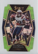 2021 Select Premier Level Neon Green Prizm Die-Cut /349 Rhamondre Stevenson 0nr3