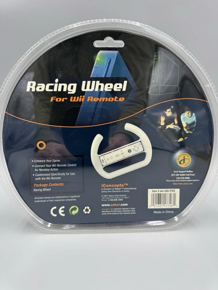 Racing Wheel For Nintendo Wii Remote -- NEW - Image 2 of 4