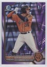 2022 Bowman Chrome Prospects Purple RayWave Refractor /250 Adrian Sugastey 0u79