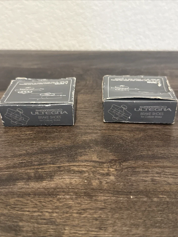 2 Pares Nuevas Zapatas de Freno Pinza Shimano 600 Ultegra, Pastilla, Nuevo de Lote Antiguo Foto 4 de 4