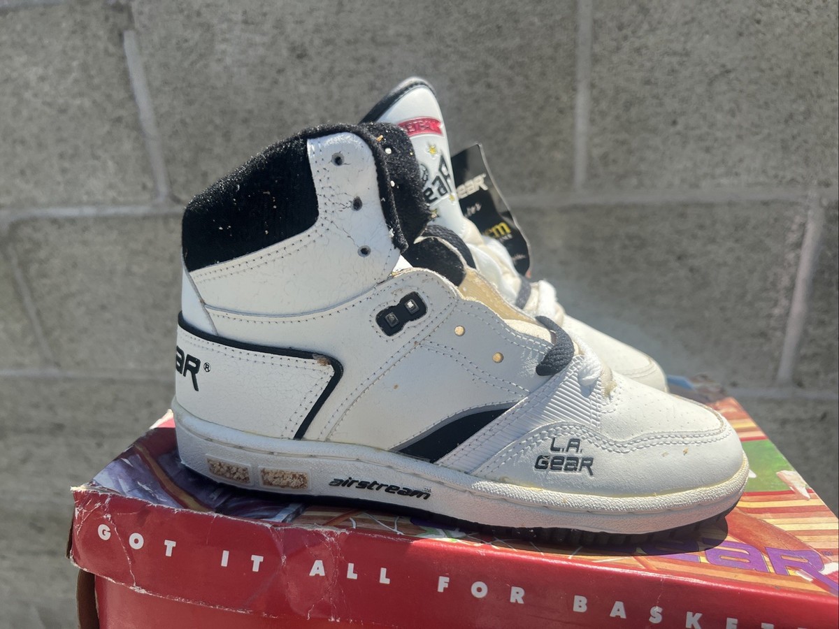 NWT 80s 90s Vintage LA Gear Kareem Basketball Shoes Boys Size Sneakers