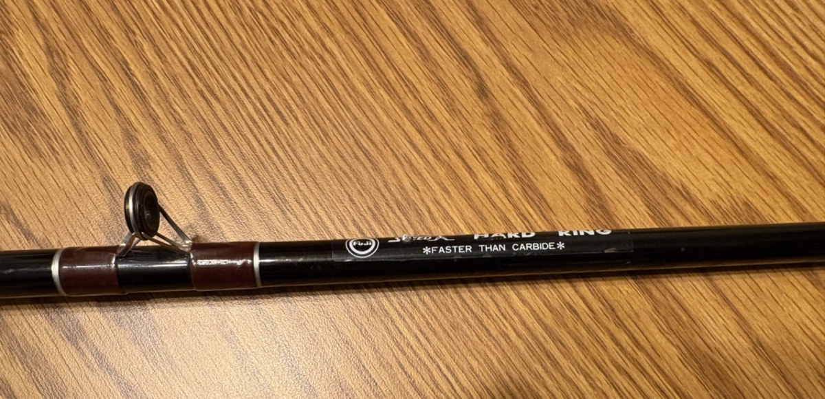 vintage Lew's Speed Stick #4-16HOBB Fuji grip 6' hard ring Japan