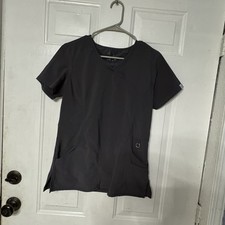 Cherokee Infinity Scrub Top Dark Grey Woman s Small