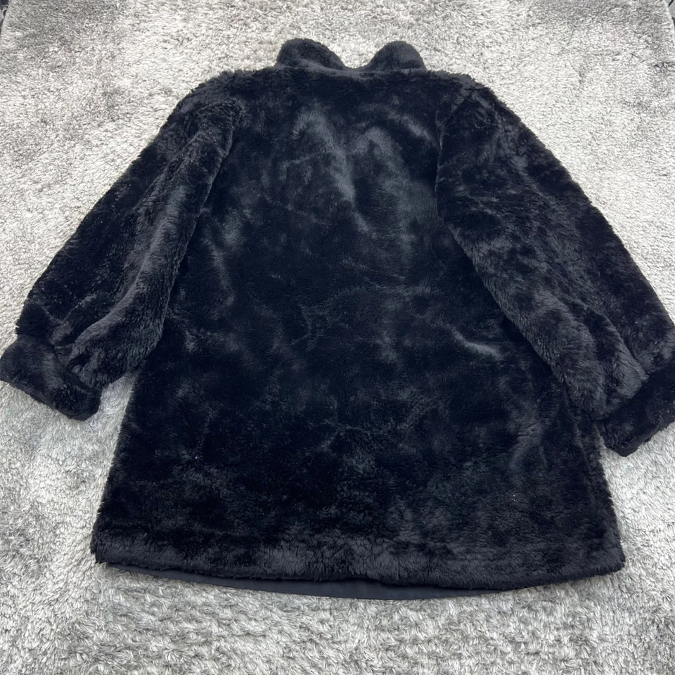 Chaqueta Marvin Richards Mujer Petite J Percy Olefina Imitación Piel Abrigo Reversible De Colección Foto 2 de 4