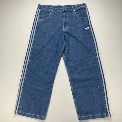 JC6234 Adidas Originals Men's Firebird Pants Adicolor Denim Medium