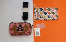 Orla Kiely Tripod Crossbody Bag In Flower Prism Marshmallow, BNWT
