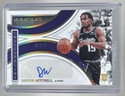 Davion Mitchell 2021 Panini Immaculate #ICN-DMK Gold Inaugural Ink RC Auto /10