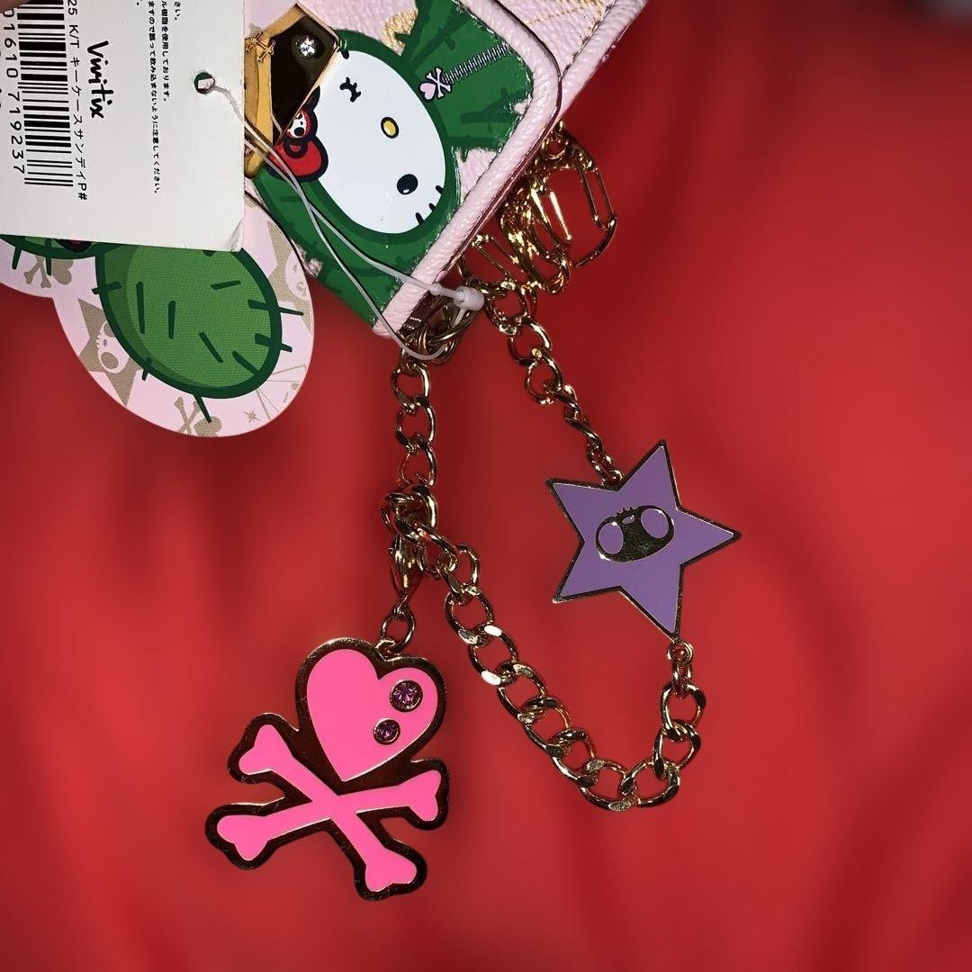 Tokidoki Hello Kitty Collaboration Cactus Key Case Rare Sanrio