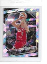 2025 Prizm WNBA Elizabeth Kitley Cracked Ice #41 Las Vegas Aces Card