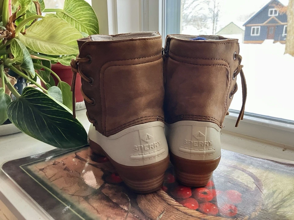 Женские ботинки-утки Sperry модель Saltwater Tide на танкетке размер 9 - Изображение 4 из 4