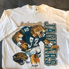 Vintage Jacksonville Jaguars NFL Shirt Unisex Cotton Men Women S-5XL