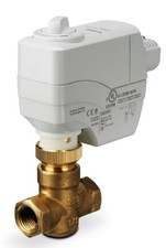 Siemens 259-02049 1/2" 2-Way F x F Normally Open Valve Actuator Assembly 0.63 Cv