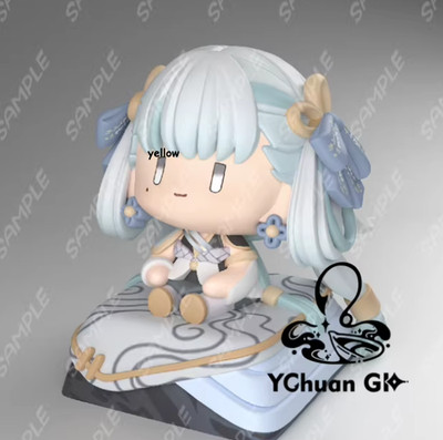 Wuthering Waves Fibi Chibi Figure Cute Anime Keyboard Decor Collectible Statue