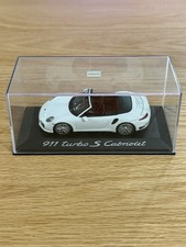 Minichamps 1:43 Porsche 911 Turbo S Cabriolet (991) in White (Dealer Edition)