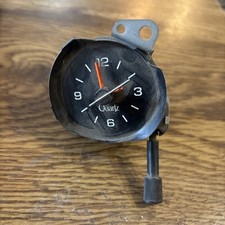 Borg Instruments Quartz Dash Clock Black 4051576 As Is Used Untested