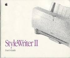 Vintage Macintosh Apple Stylewriter II User's Guide Printed in USA Booklet