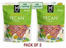 2 pack - Member's Mark Natural Pecan Halves (2 lbs.) - free shipping