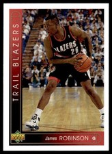 1993-94 Upper Deck James Robinson Rookie Portland Trail Blazers 369