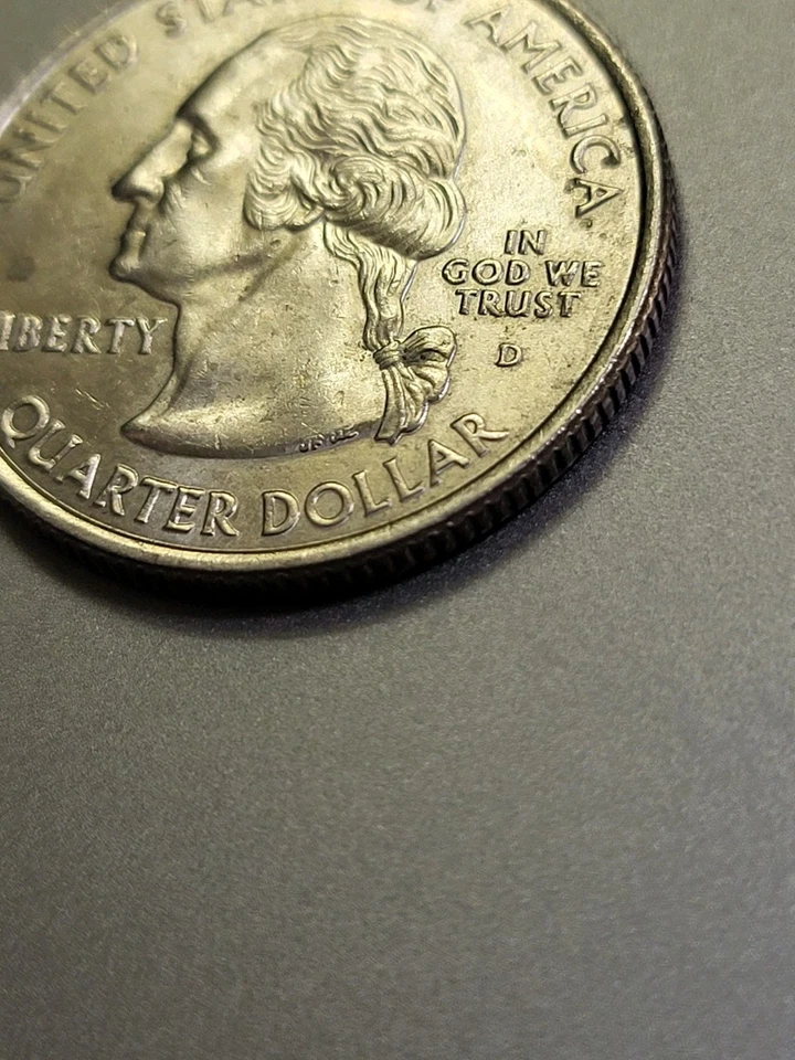 Rare D EXTRA CLAW 2008 Alaska 1959 QUARTER (THIRD BONUS NAIL NO DEFORMATION) - Image 2 of 4