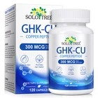 GHK-CU Copper Peptide 300 MCG per Serving 120 Capsules for Skin Elasticity and H