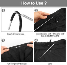12PCS Drawstring Cord, 57 Inch Drawstring for Sweatpants, Drawstrings Replace...