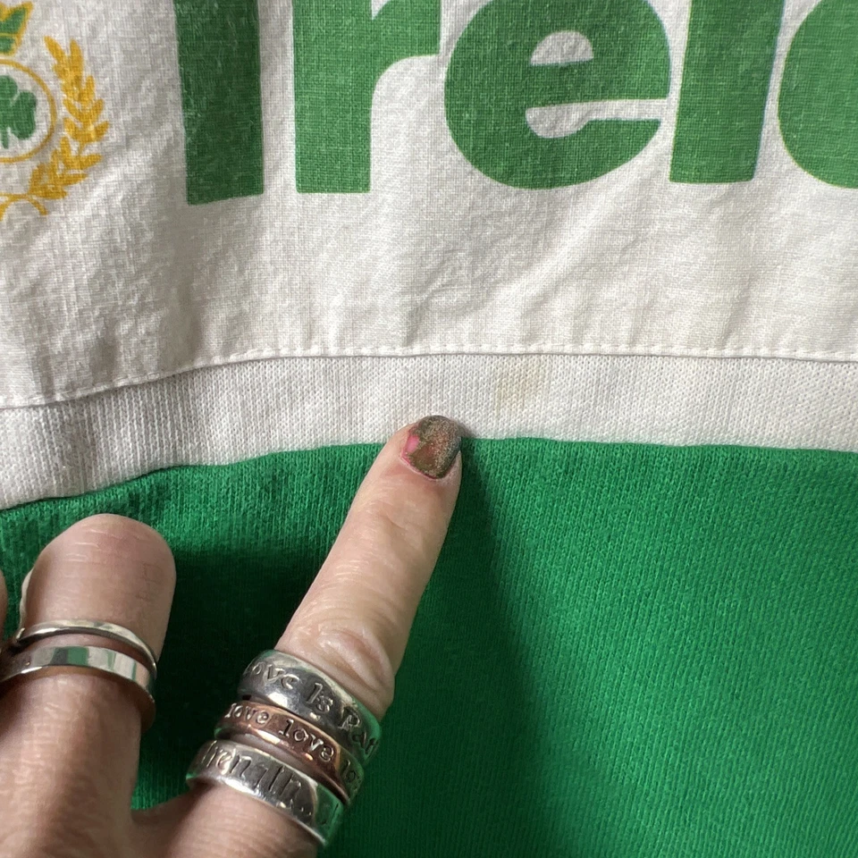 Suéter Blarney Vintage Irlanda Niños XXL Trébol Verde ¡Buen estado! Foto 3 de 4