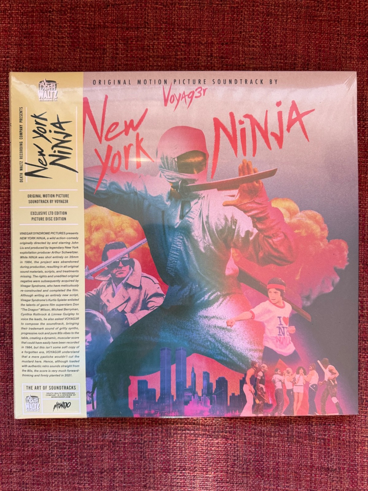 NEW YORK NINJA (MONDO SOUNDTRACK) [LIMITED ED PICTURE DISC VINYL]NEW & SEALED