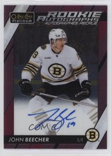 2024 O-Pee-Chee Platinum 2023-24 Update Rookie Matte Pink John Beecher Auto 0eh3