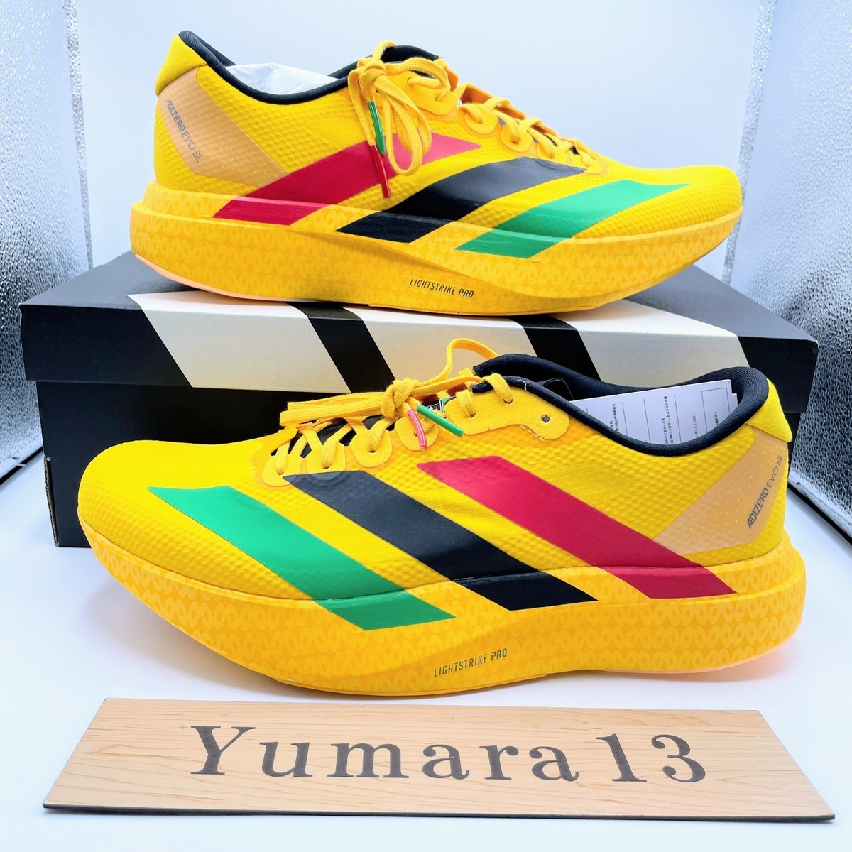 ADIZERO SL2 ライトスパイク メンズ ネオンイエロー adidas アディダス