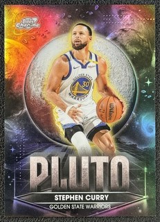 STEPHEN CURRY 2025 26 TOPPS COSMIC CHROME PPP 3 PLANETARY PURSUIT PLUTO SSP RARE