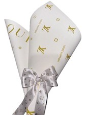 Korean Floral Wrapping Paper 22x22  10 Sheets 5 Yards Ribbon for Flower Bouquets