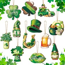 36 Pcs Vintage St. Patrick's Day Ornaments for Tree St. Patricks Day Decorations