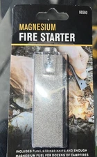 Magnesium Fire Starter Camping Backpacking Survival Flint Steel Camp Emergency