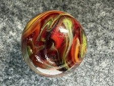 JABO JERK Joker 1 Marble Collector Marble: VHTF Cranberry Bolder. .835