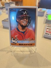 2025 Topps Heritage - Orlando Arcia #117 Chrome Braves