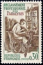 France Yvert No 1405 Handicap 1964