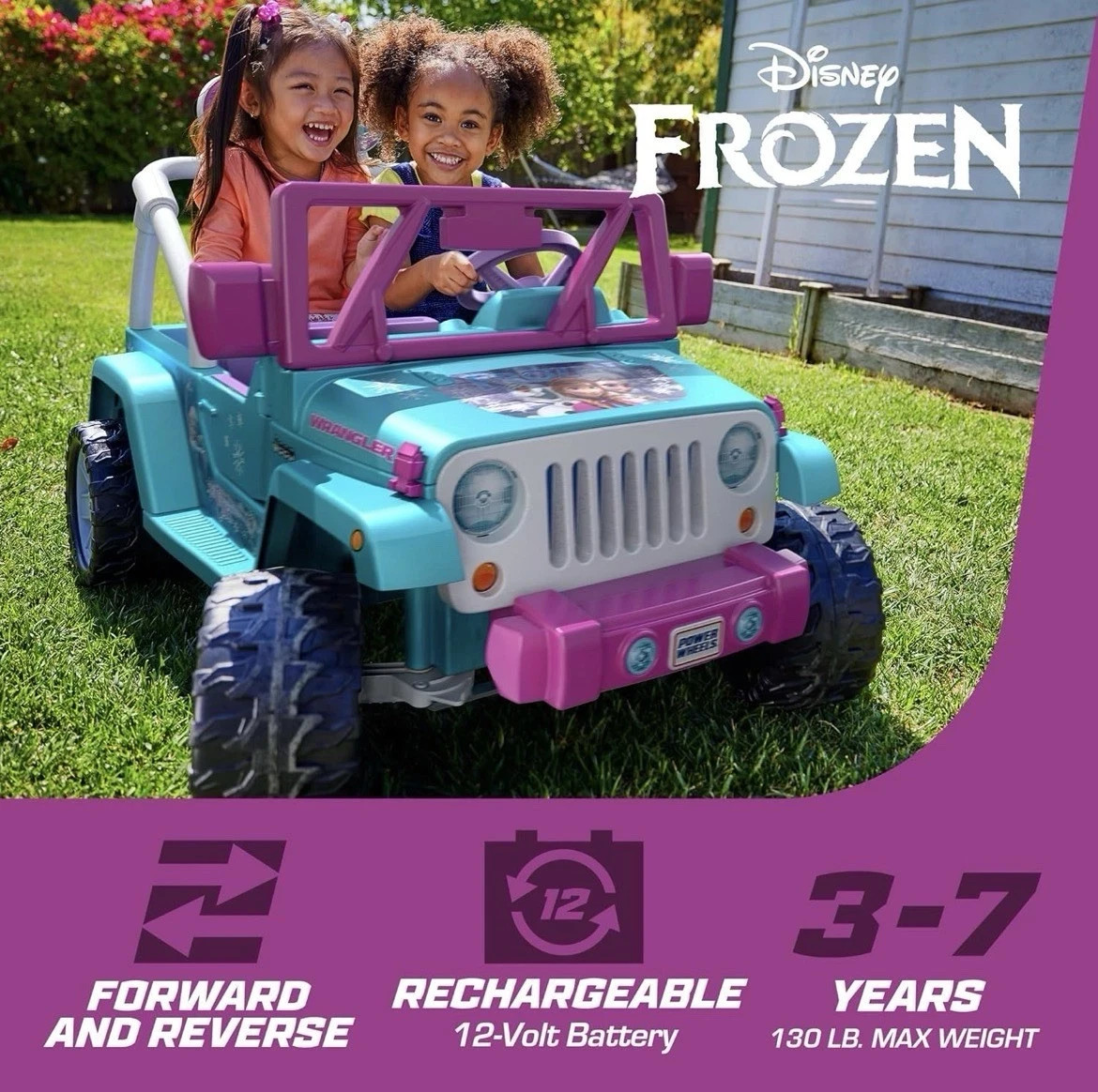 Disney Frozen Jeep Wrangler 12v Ride-on Car Sealed Box
