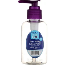 4 Pack Sprayco On The Go Travel Locking Lotion Pump, 3 oz