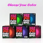 Nee Doh Fuzz Ball Velvet Squeeze Stress Ball Fidget Sensory Toy New