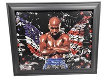 Floyd Money Mayweather Jr. Autographed w Pound4Pound Best Quote Art Framed Canva