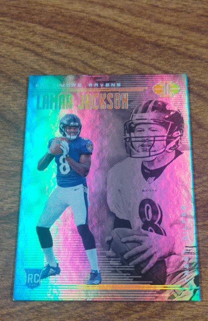🔥🔥2018 Panini Illusions - Lamar Jackson, Trent Dilfer #25 (RC)