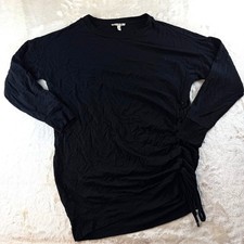 Express One Eleven Sweater Dress Women's Size Medium Black Cinched Side