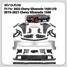 For 2019 2020 2021 Chevy Silverado 1500 Front Bumper Cover Assembly W/ Fog Light