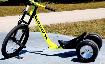 Adult Big Wheel Tricycle Drift Bike Razor 3 Wheel Trike Full Size