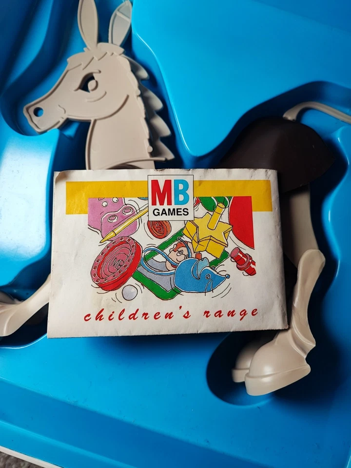 Vintage MB Games 1986 1991 Buckaroo - Complete Saddle Stacking Family Board Game - Image 2 of 4