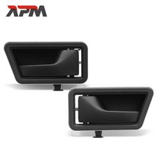 2x Türgriff Türinnengriff L+R Texturiert Schwarz für VW Golf II Jetta II Corrado