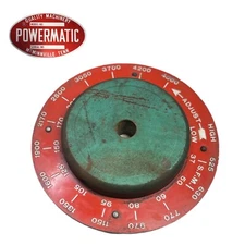 Powermatic 87 Band Saw / Band Saw Speed Adjustment Wheel / Scale Gauge