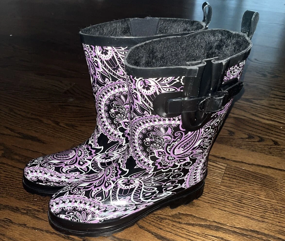 Gold toe rain boots top