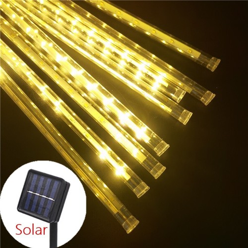 50cm LED Solar String Lights Meteor Shower Rain Tree Outdoor Christmas Party - Picture 15 of 22